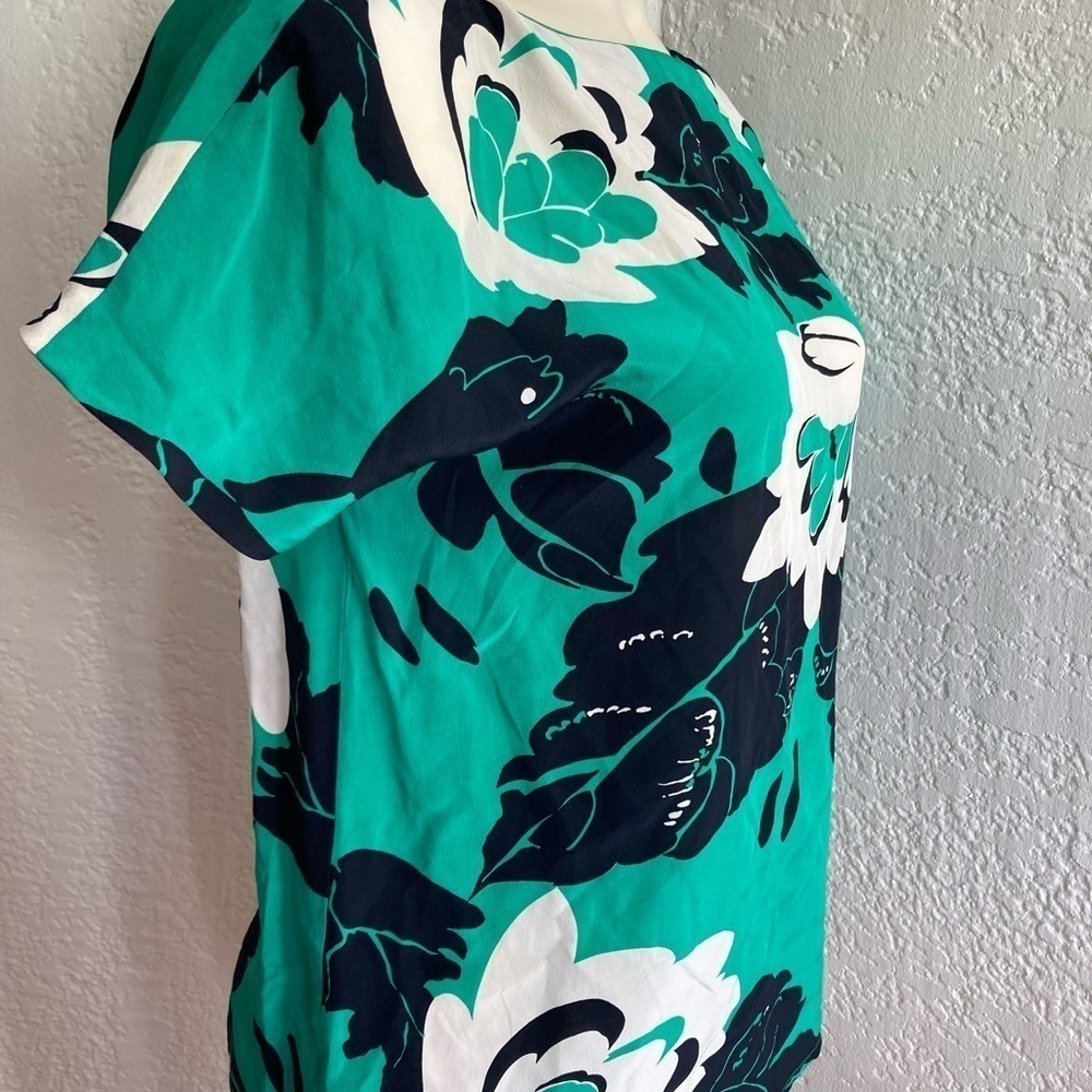 MISS O by Oscar de larenta VTG silk blouse . SZ 6 - Picture 6 of 9